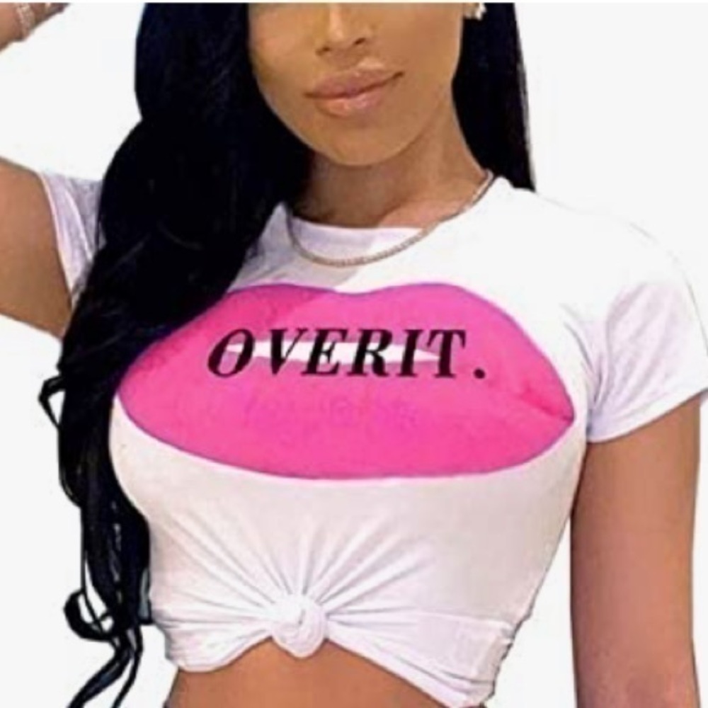 Over It Lips Top